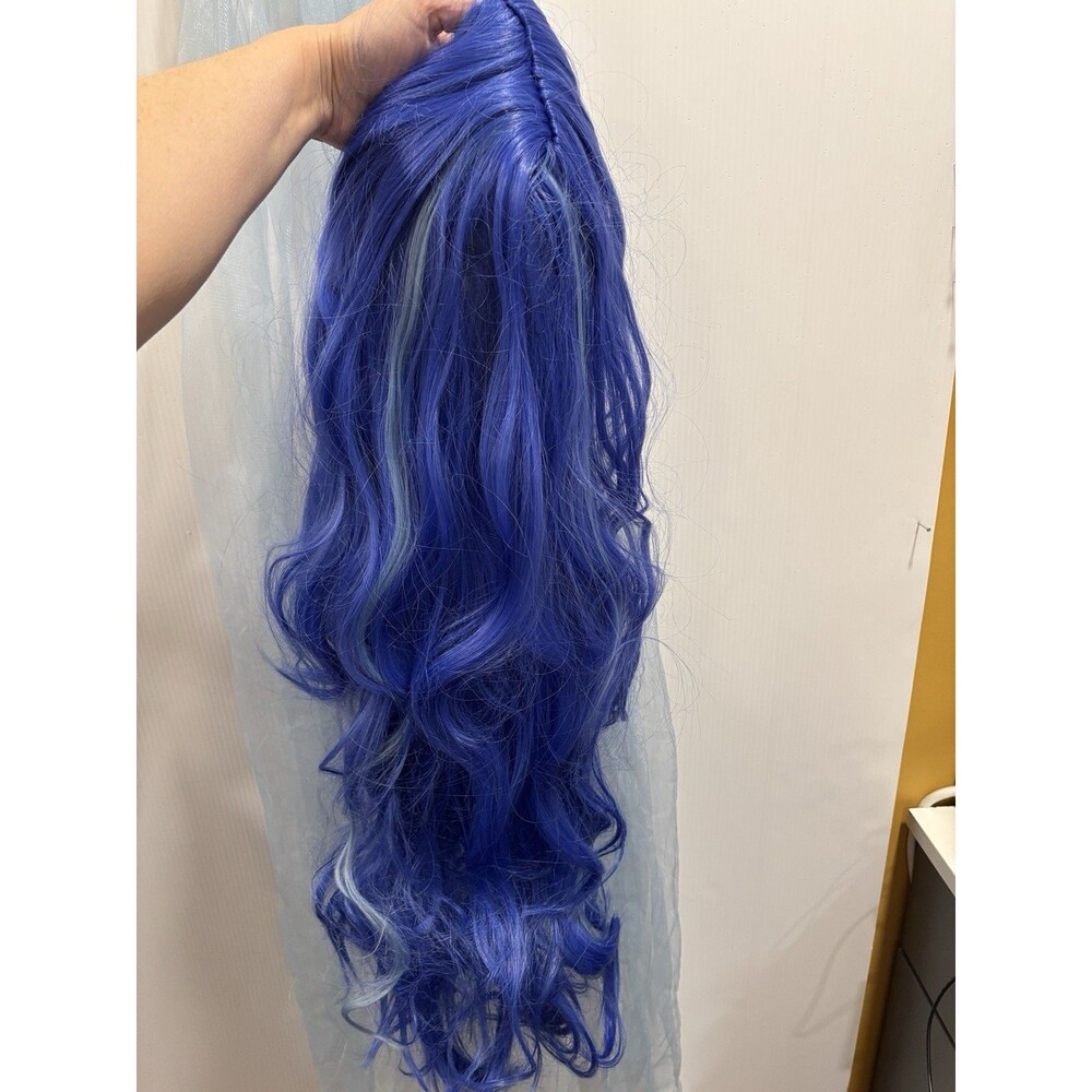 Spirit Halloween Corpse Bride Emily Flower Crown W/ Veil, Wig, Fingerless Gloves - Picture 8 of 9